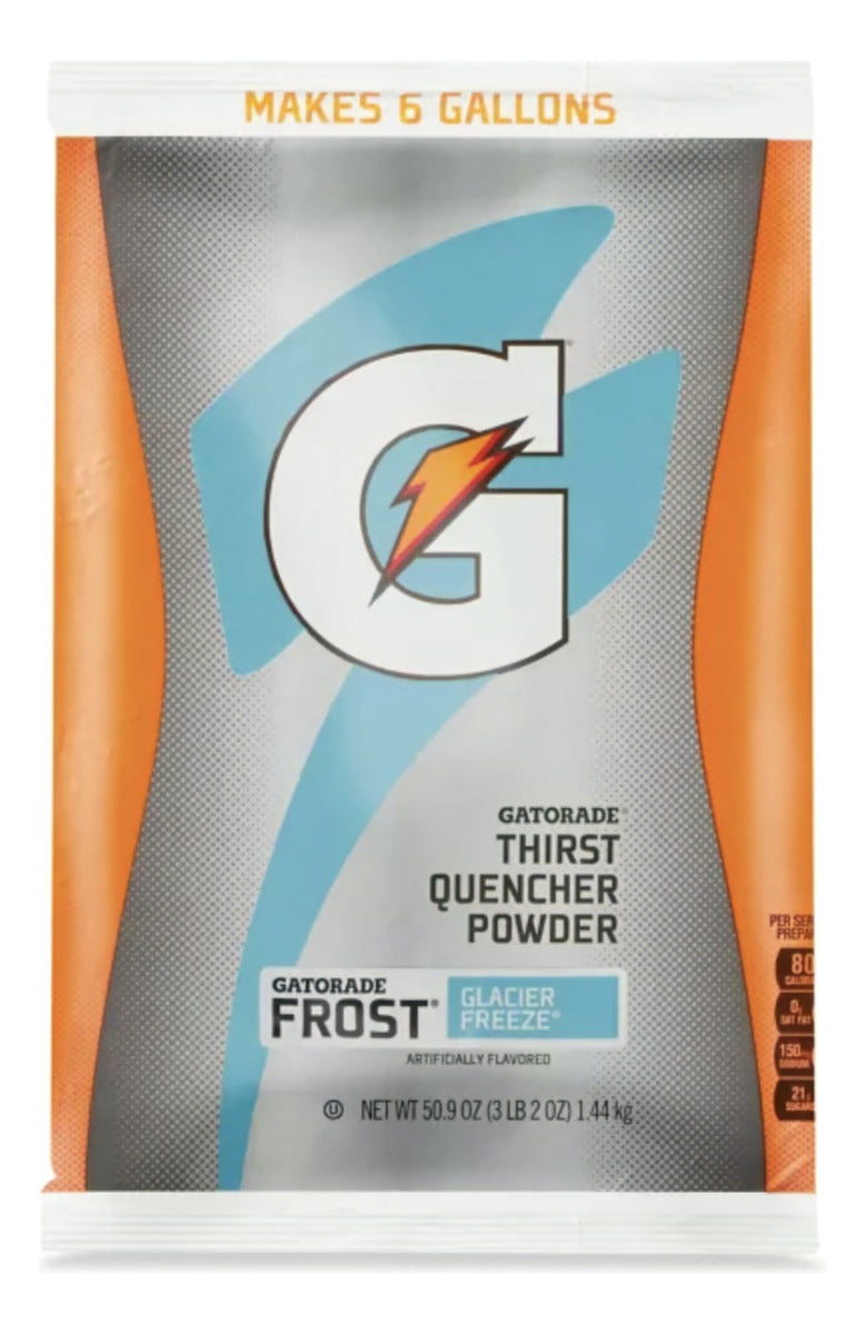 Polvo Gatorade en Bolsa de 1.44 Kg Rinde 23 Lts Frost Cool