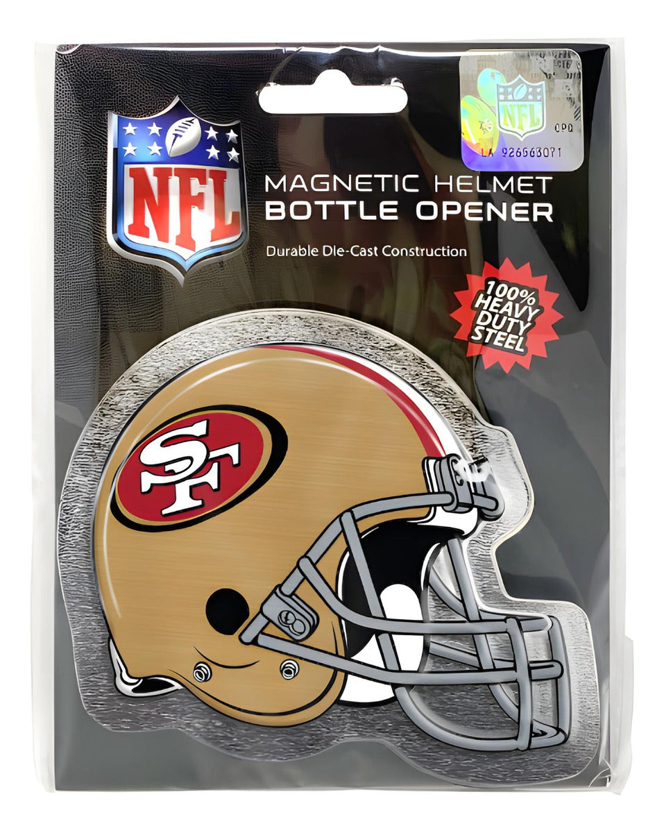 Iman Destapador Casco Bottle Opener Party Animal Nfl 49ers