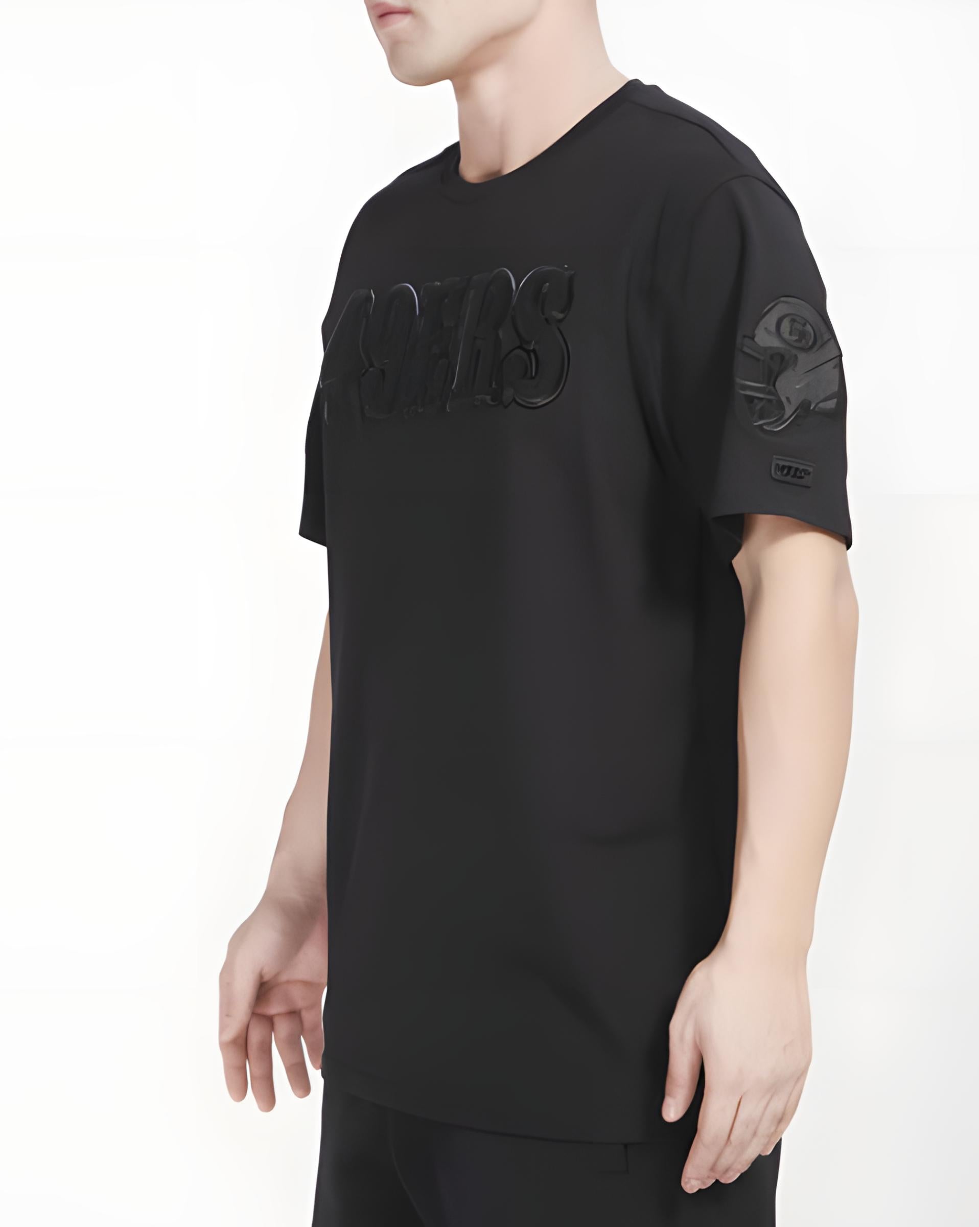 Playera Fútbol Americano Triple Black NFL 49ers