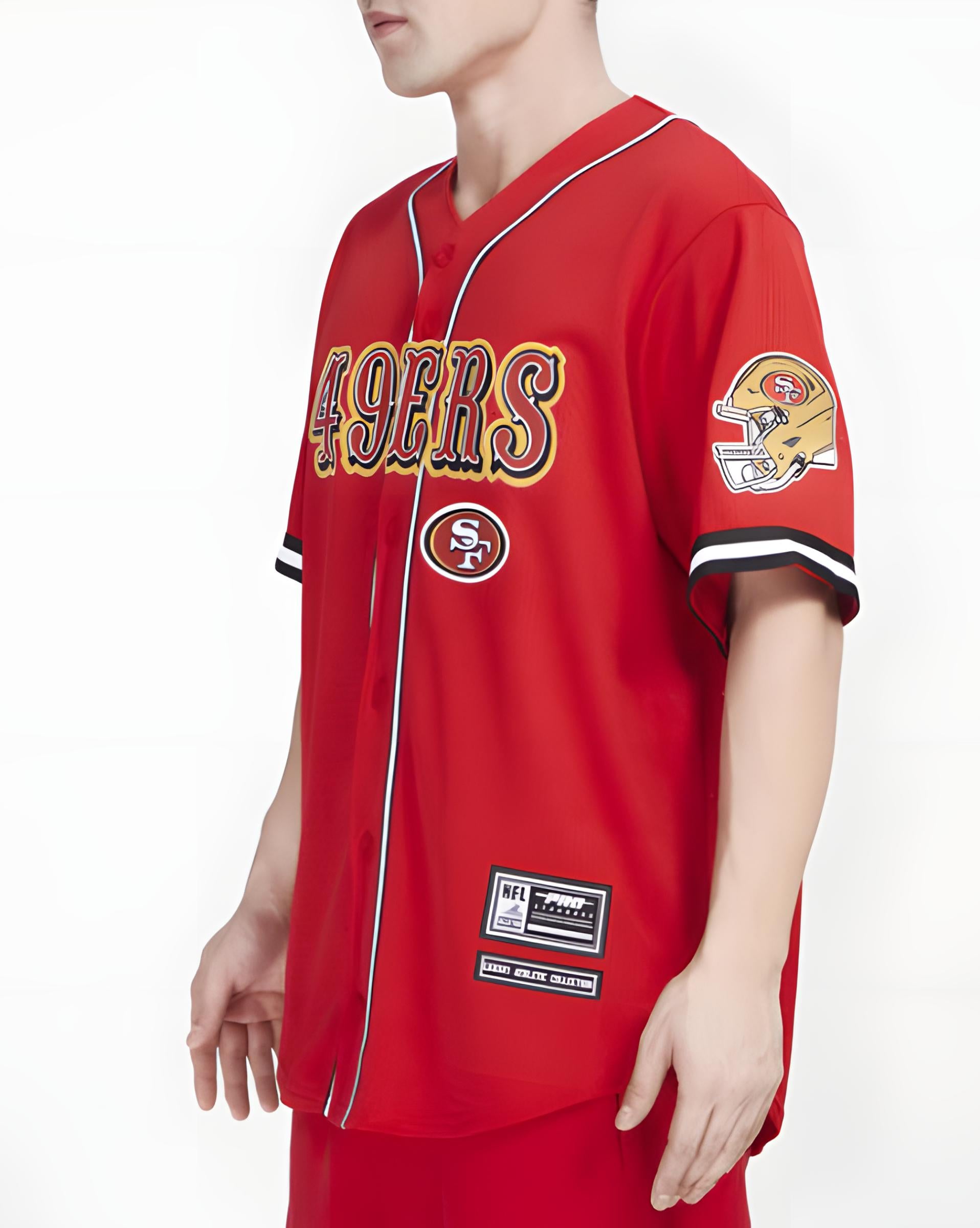 Playera Fútbol Americano Button UP NFL 49ers