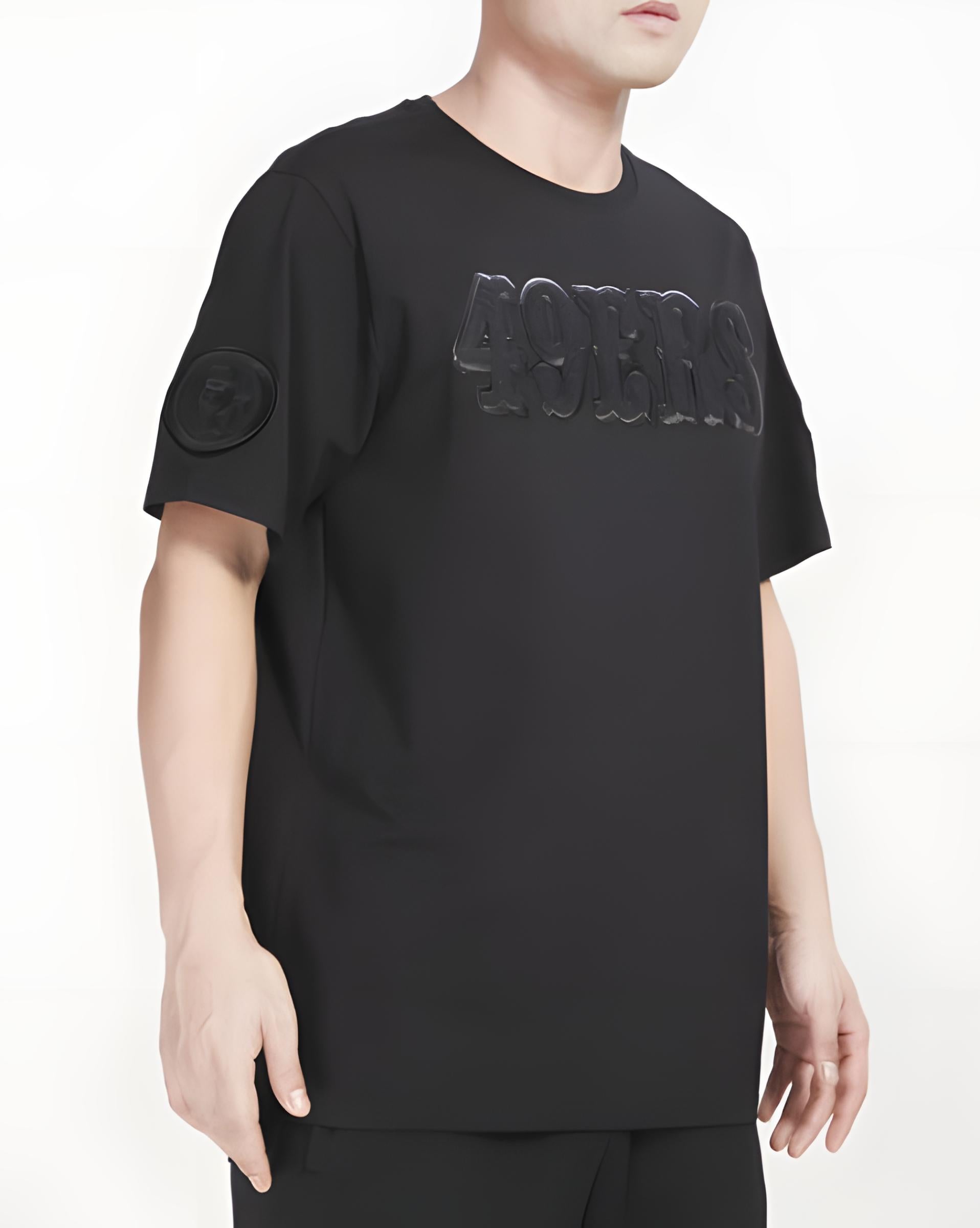 Playera Fútbol Americano Triple Black NFL 49ers