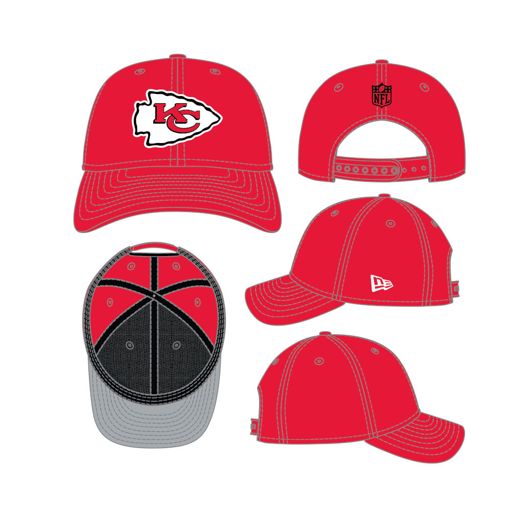 Gorra New Era 940 Team 25 NFL Kansas City Chiefs