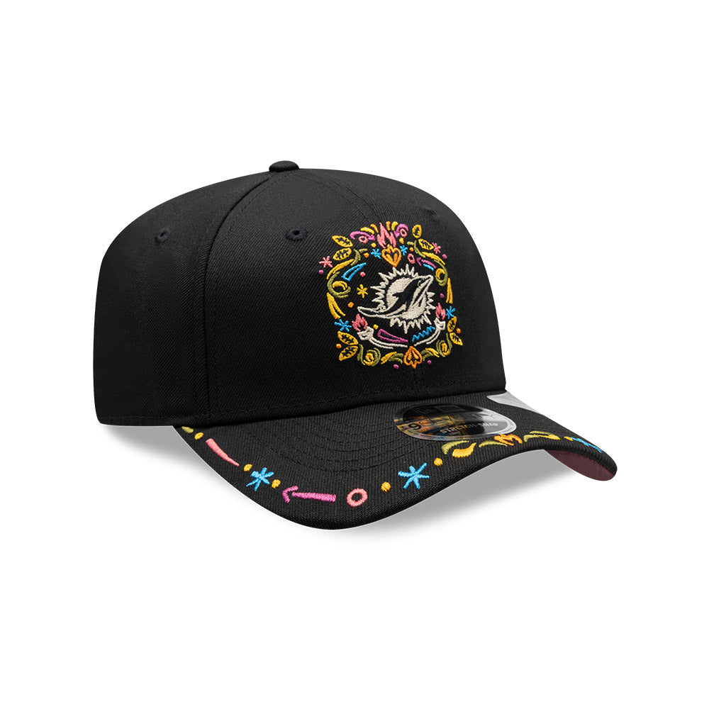 Gorra New Era 970 Hasta la Muerte 25 NFL Miami Dolphins
