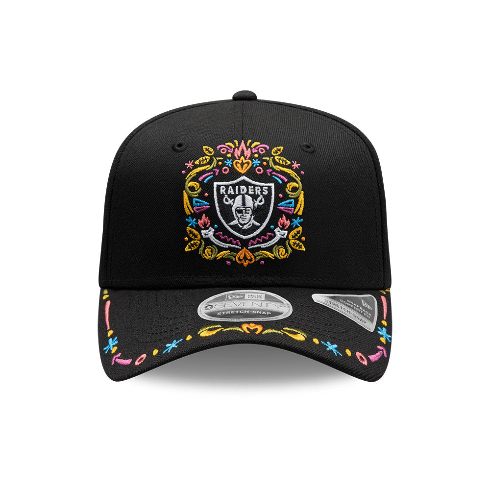 Gorra New Era 970 Hasta la Muerte 25 NFL Las Vegas Raiders
