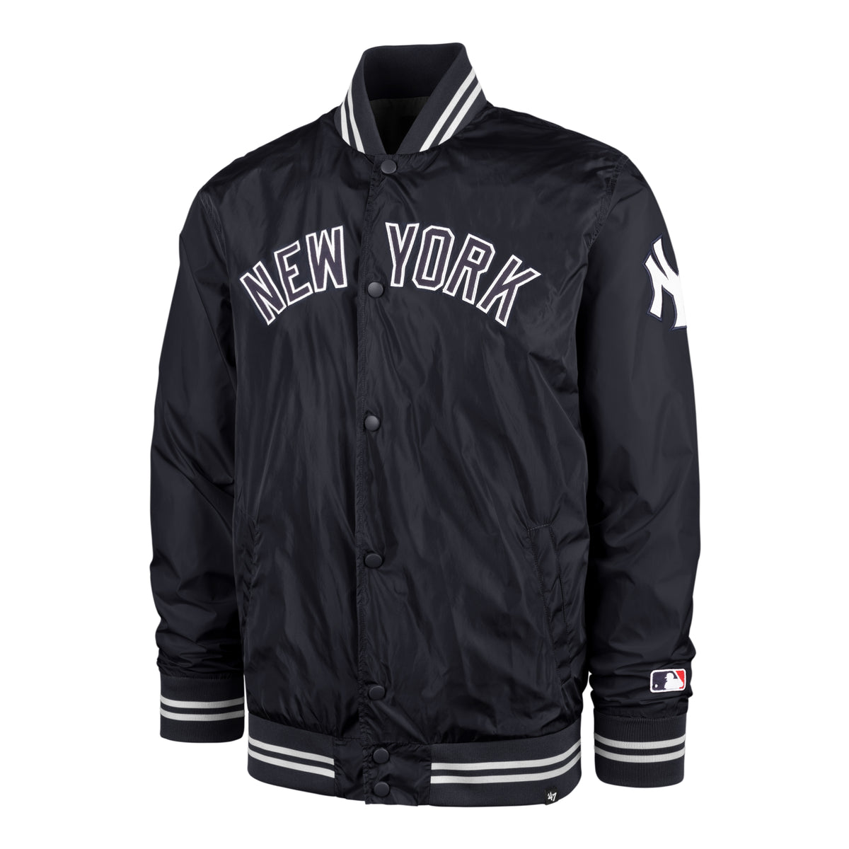 Chamarra Bomber 47 Brand Wordmark 24 MLB New York Yankees NERIAS DEPORTES