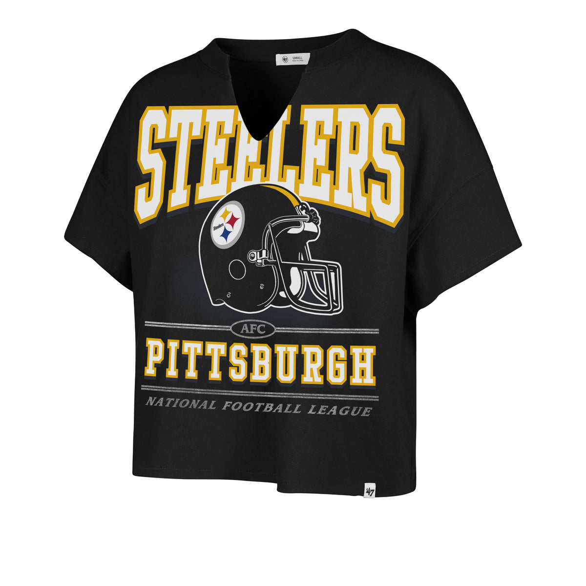 Playera de Mujer 47 Oversized 25 Pittsburgh Steelers NERIAS