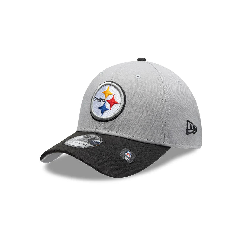 Gorra New Era 3930 2-Tone Gray NFL Pittsburgh Steelers