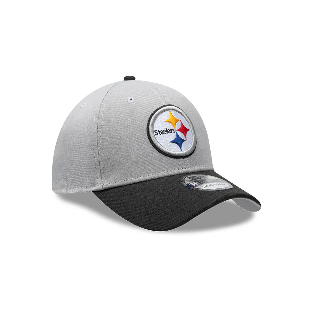 Gorra New Era 3930 2-Tone Gray NFL Pittsburgh Steelers