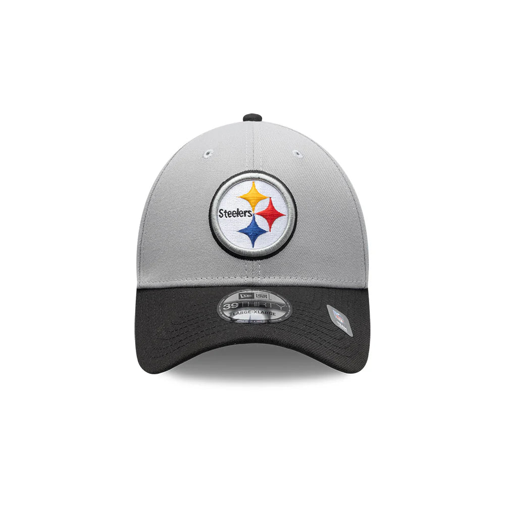 Gorra New Era 3930 2-Tone Gray NFL Pittsburgh Steelers