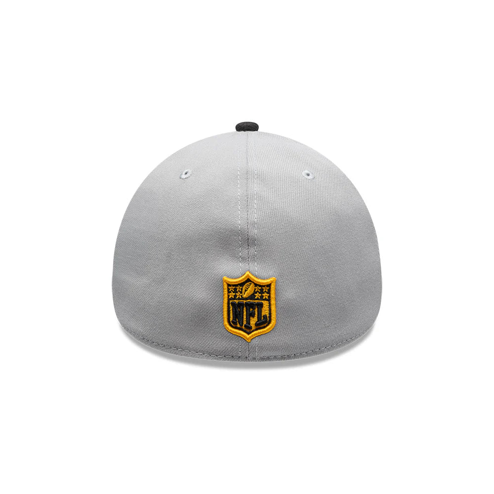 Gorra New Era 3930 2-Tone Gray NFL Pittsburgh Steelers
