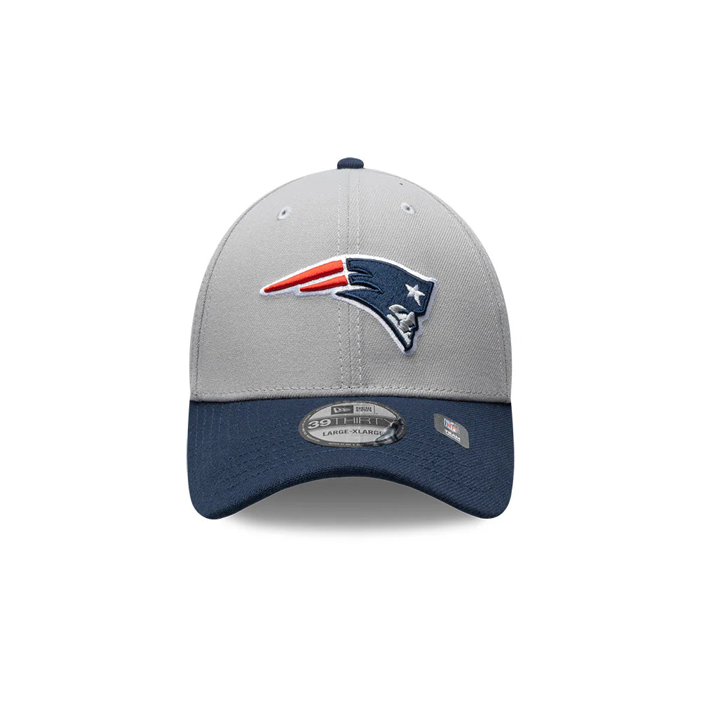 Gorra New Era 3930 2-Tone Gray NFL New England Patriots