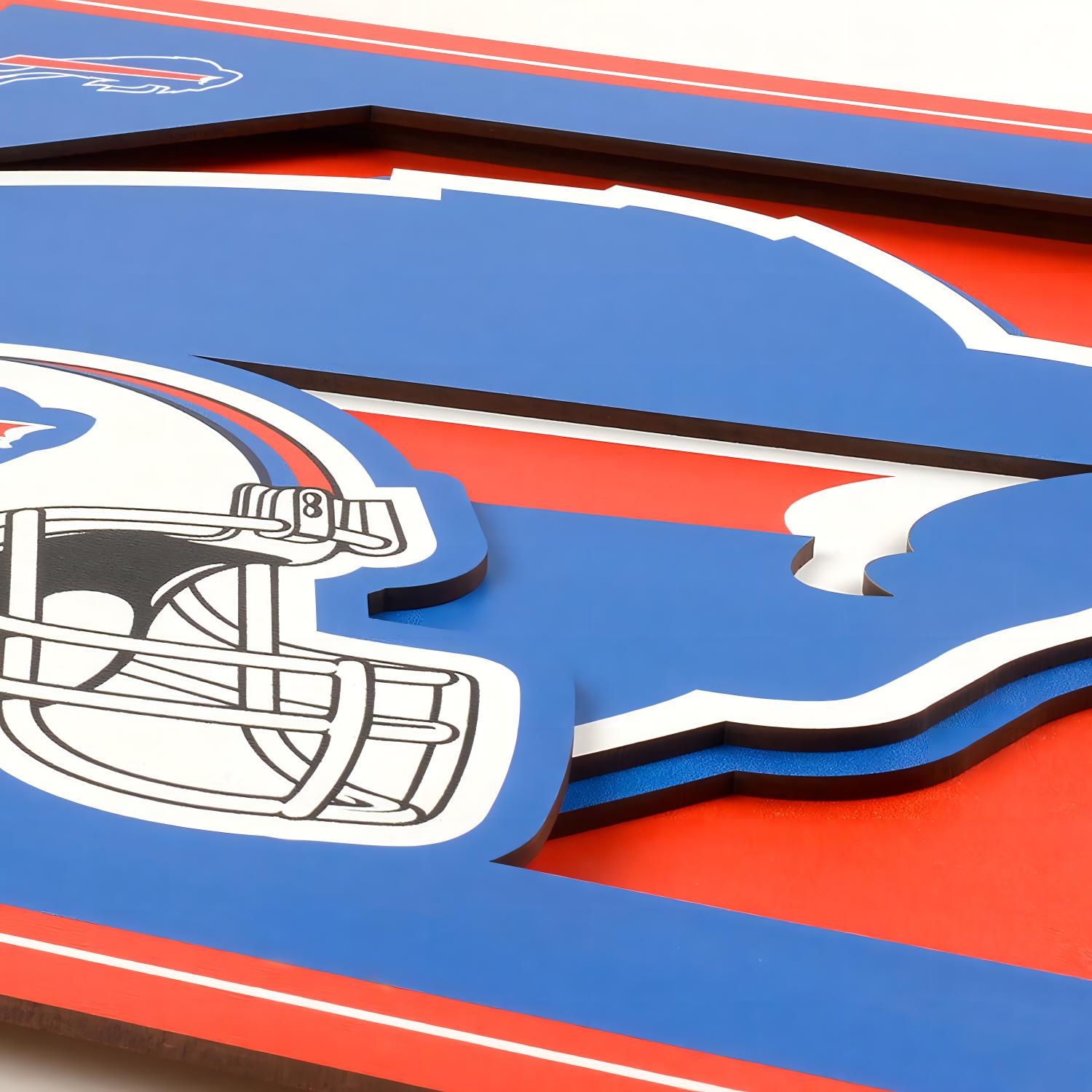 Cuadro NFL You The Fan 3D Logo Bills