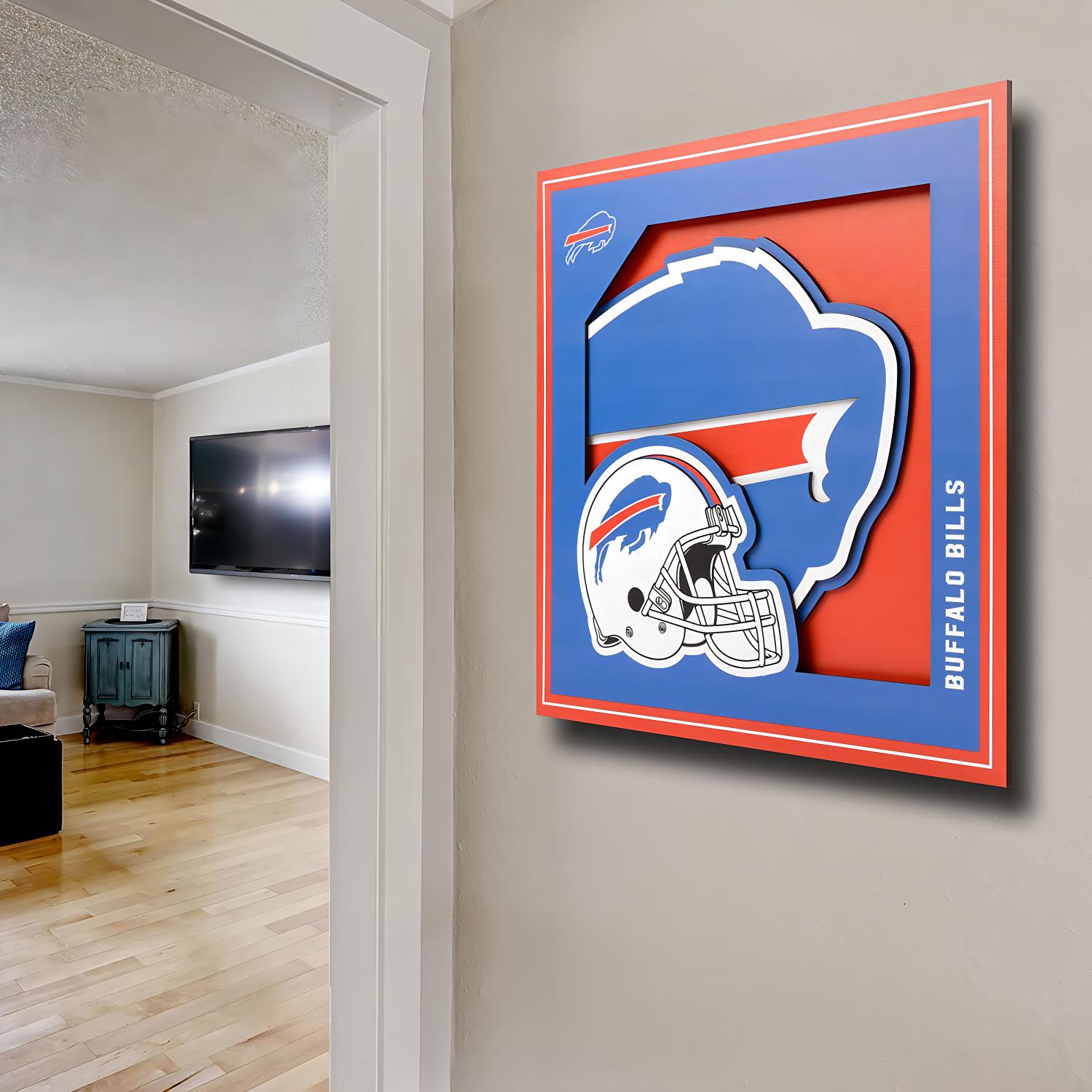 Cuadro NFL You The Fan 3D Logo Bills