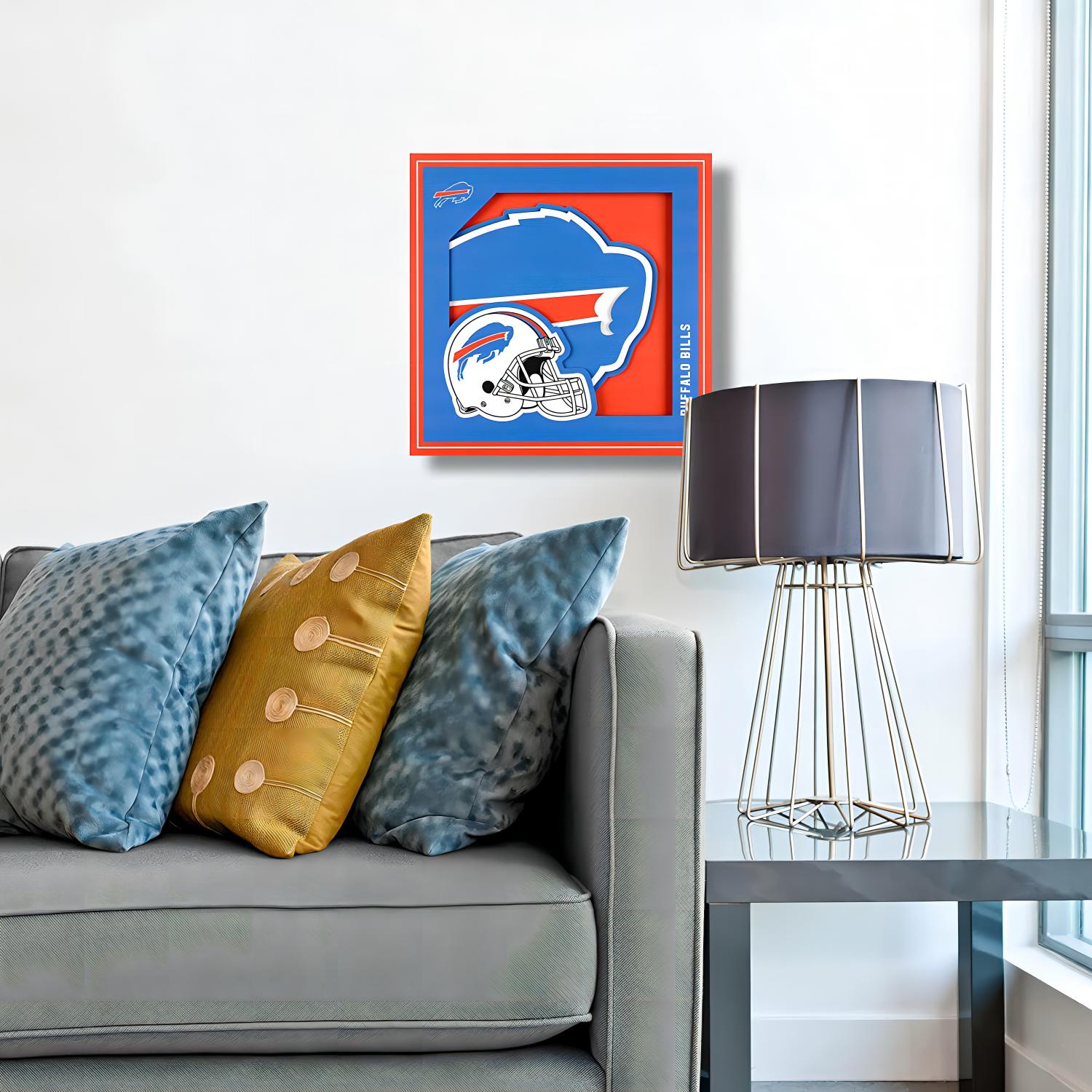 Cuadro NFL You The Fan 3D Logo Bills