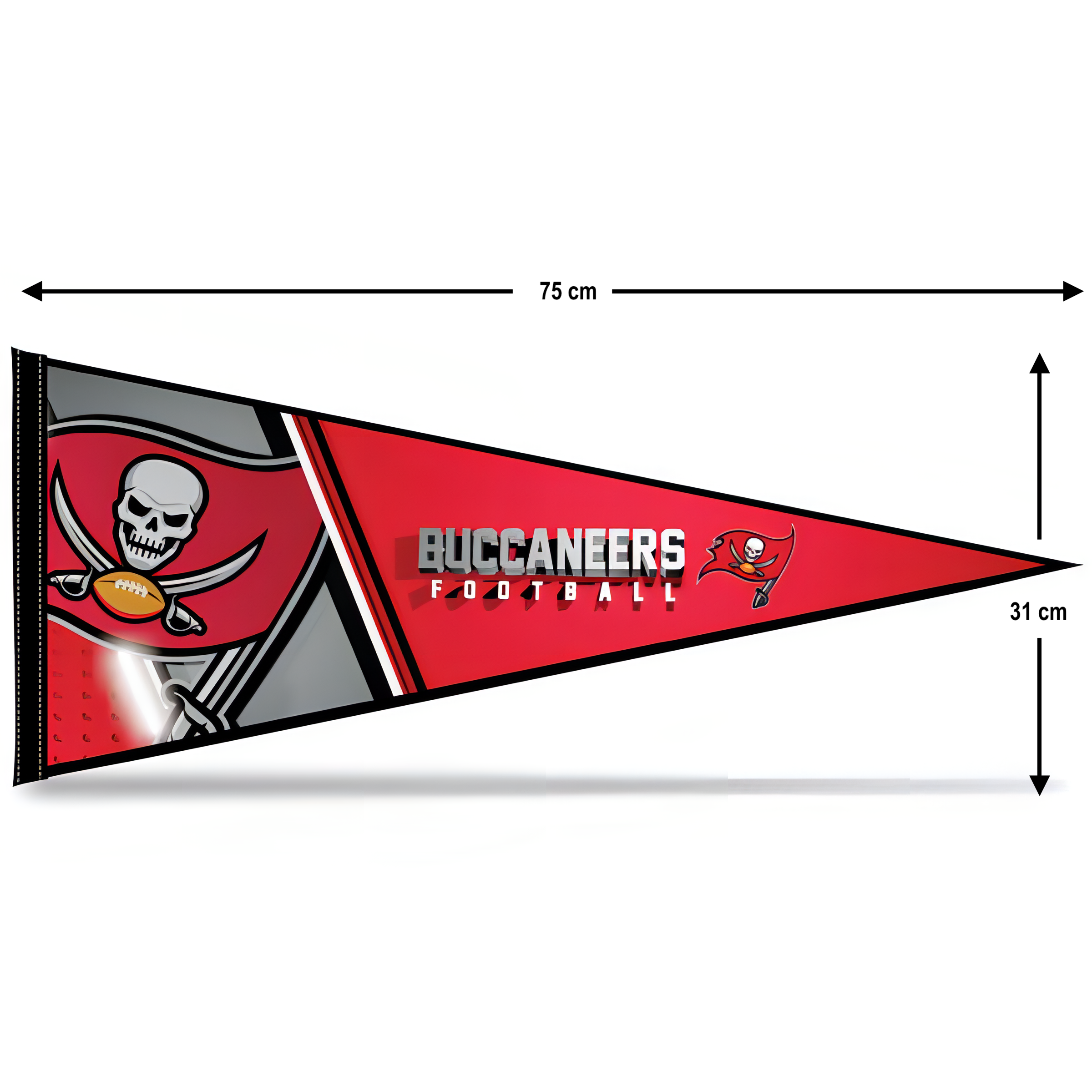 Banderín Decorativo Premium Pennant NFL Buccaneers