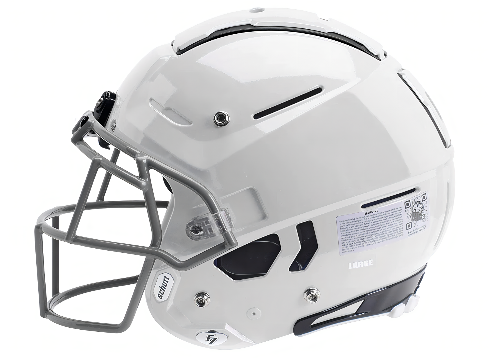 Casco Fútbol Americano Schutt F7 LX1 Youth Blanco