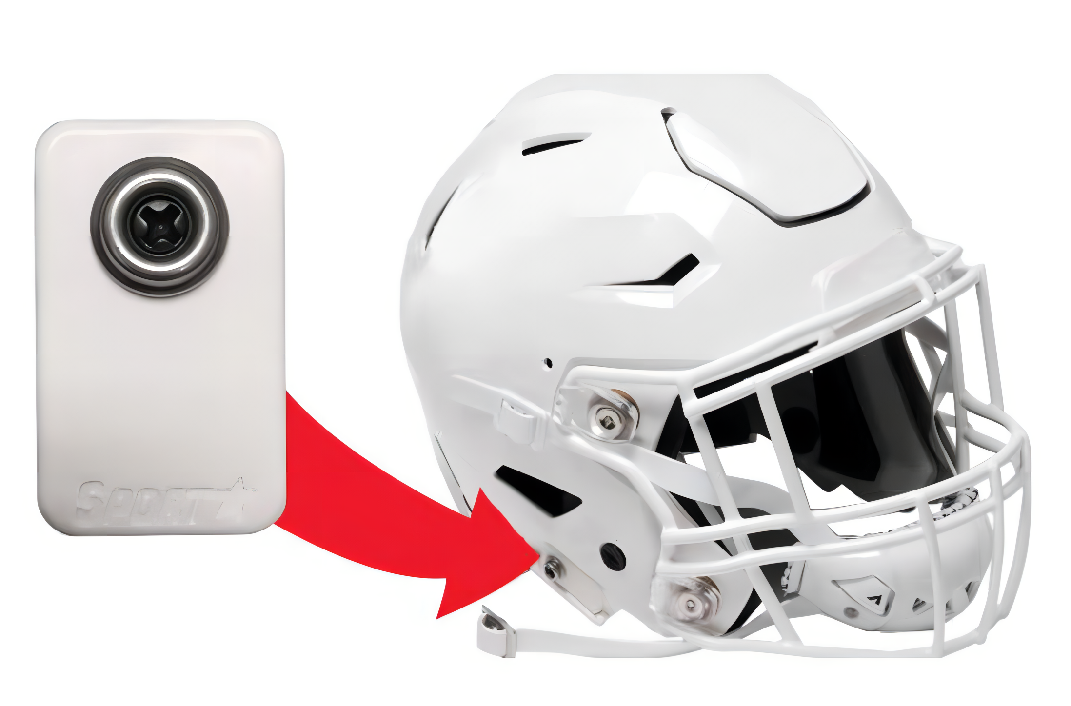 Adaptador de Barbiquejo para Casco de Fútbol Americano SpeedFlex