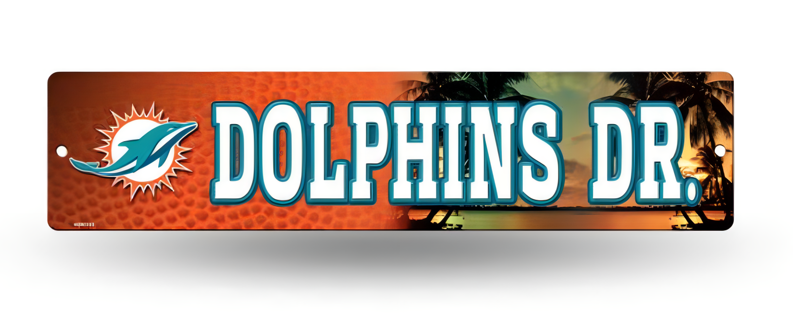 Letrero Plástico Street Sign Dolphins