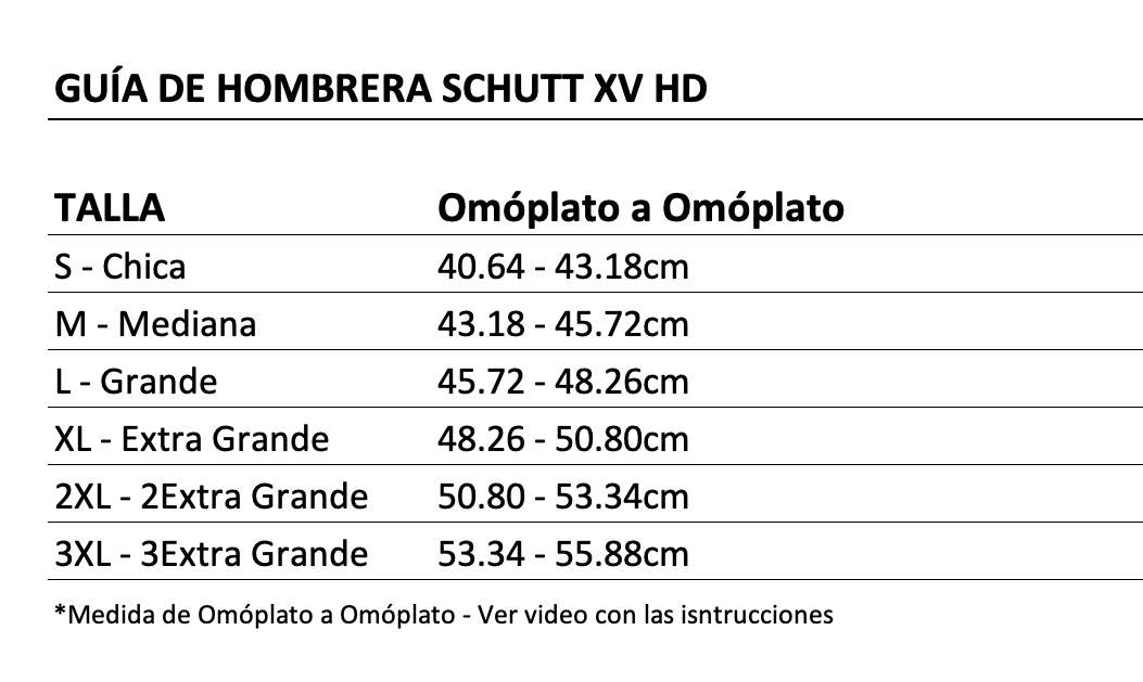 Hombrera Schutt Xv Hd Skill Gris Adulto