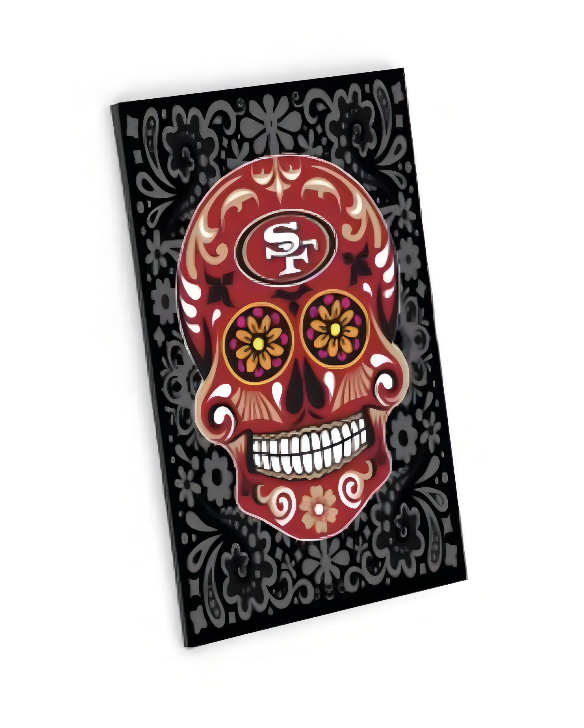 Imán Aminco Sugar Skull Pattern 49Ers