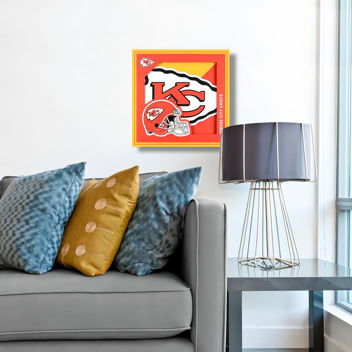 Cuadro NFL You The Fan 3D Logo Chiefs