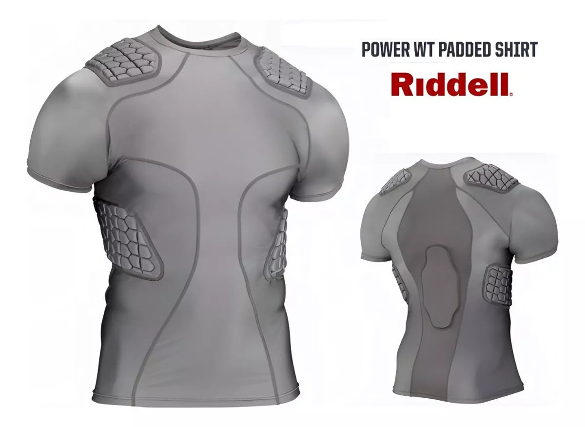 Body Con Protección Riddell Power Wt Gris Youth