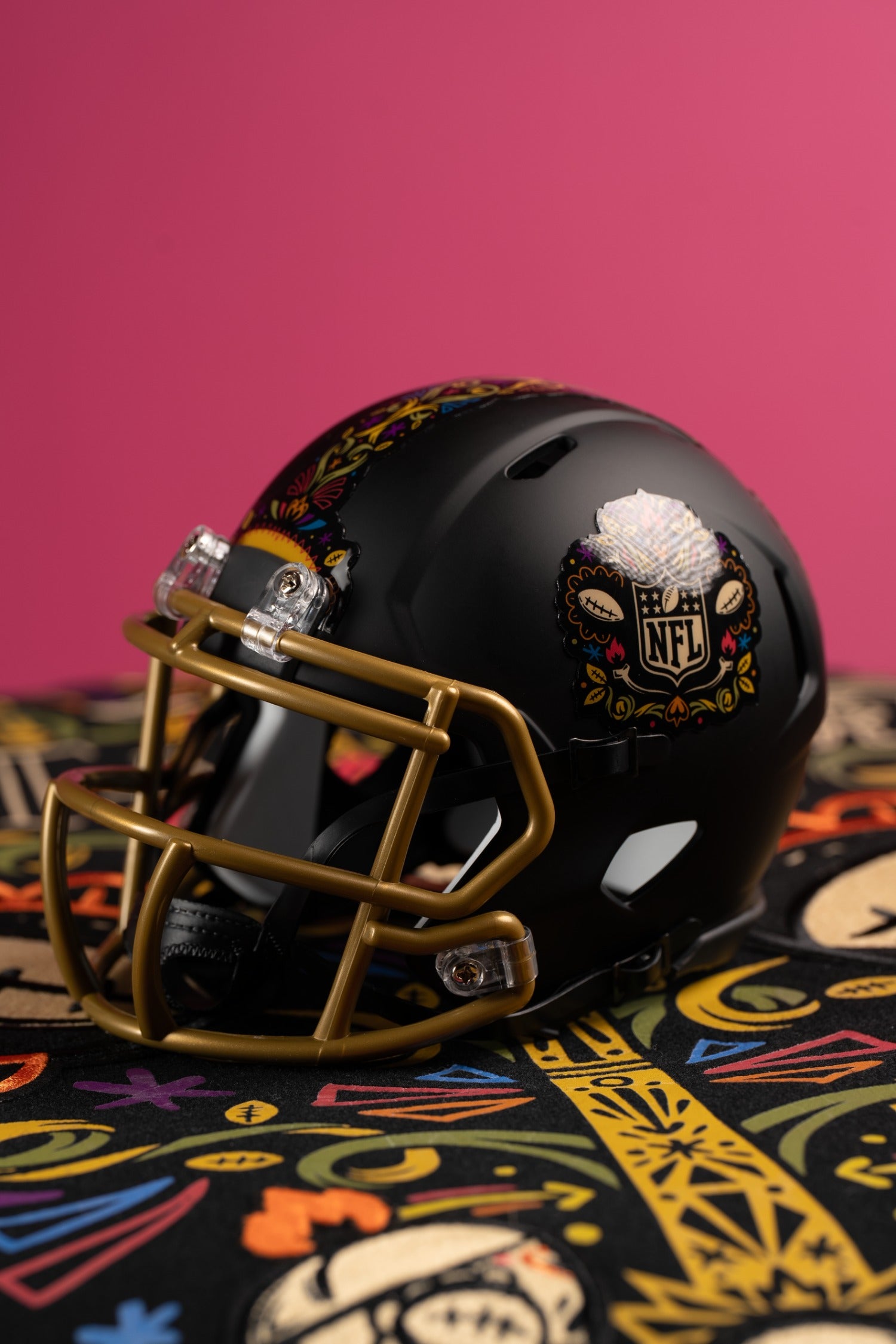 Casco Mini Speed Riddell NFL Edición Hasta La Muerte 2025