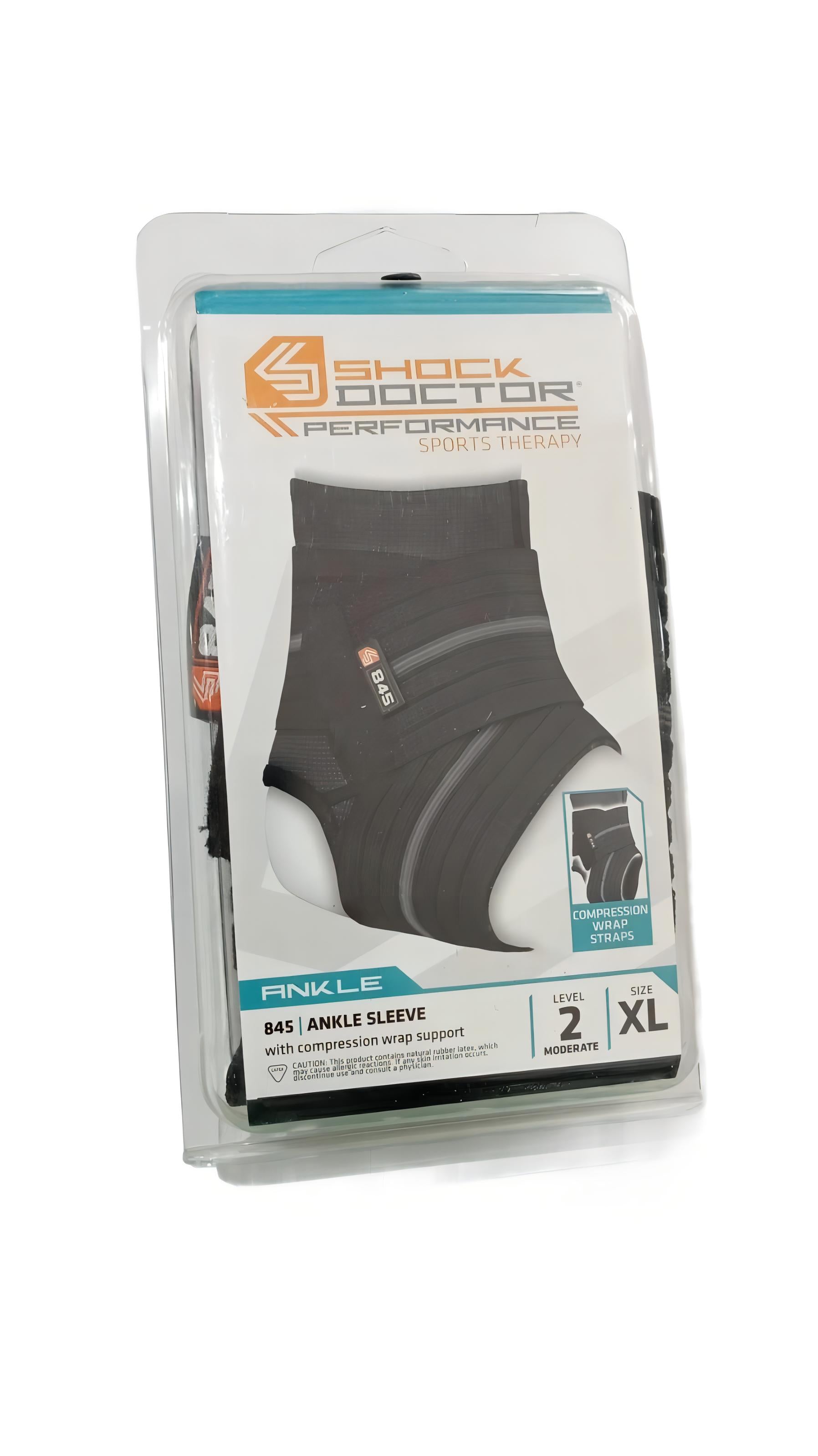 Tobillera Shock Doctor Tipo Venda Nivel 2 Negro