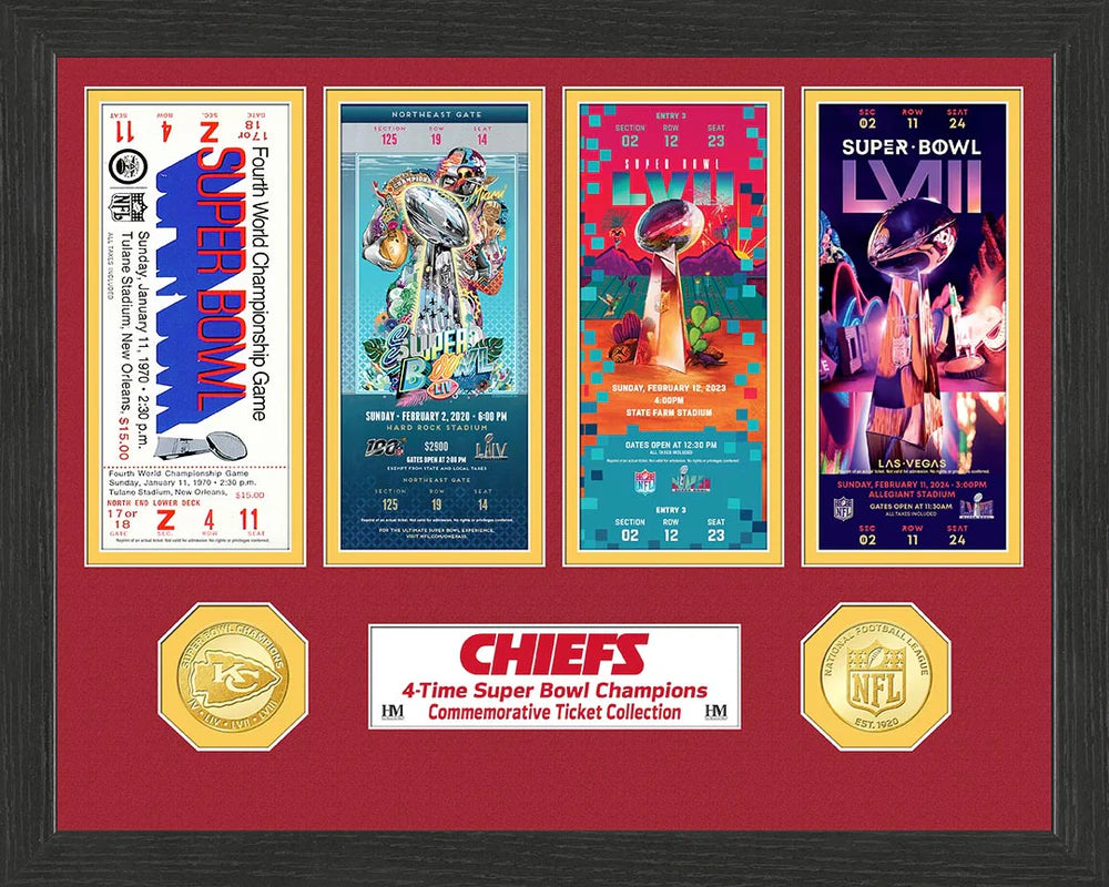 Cuadro Super Bowl Tickets Kansas City Chiefs 25