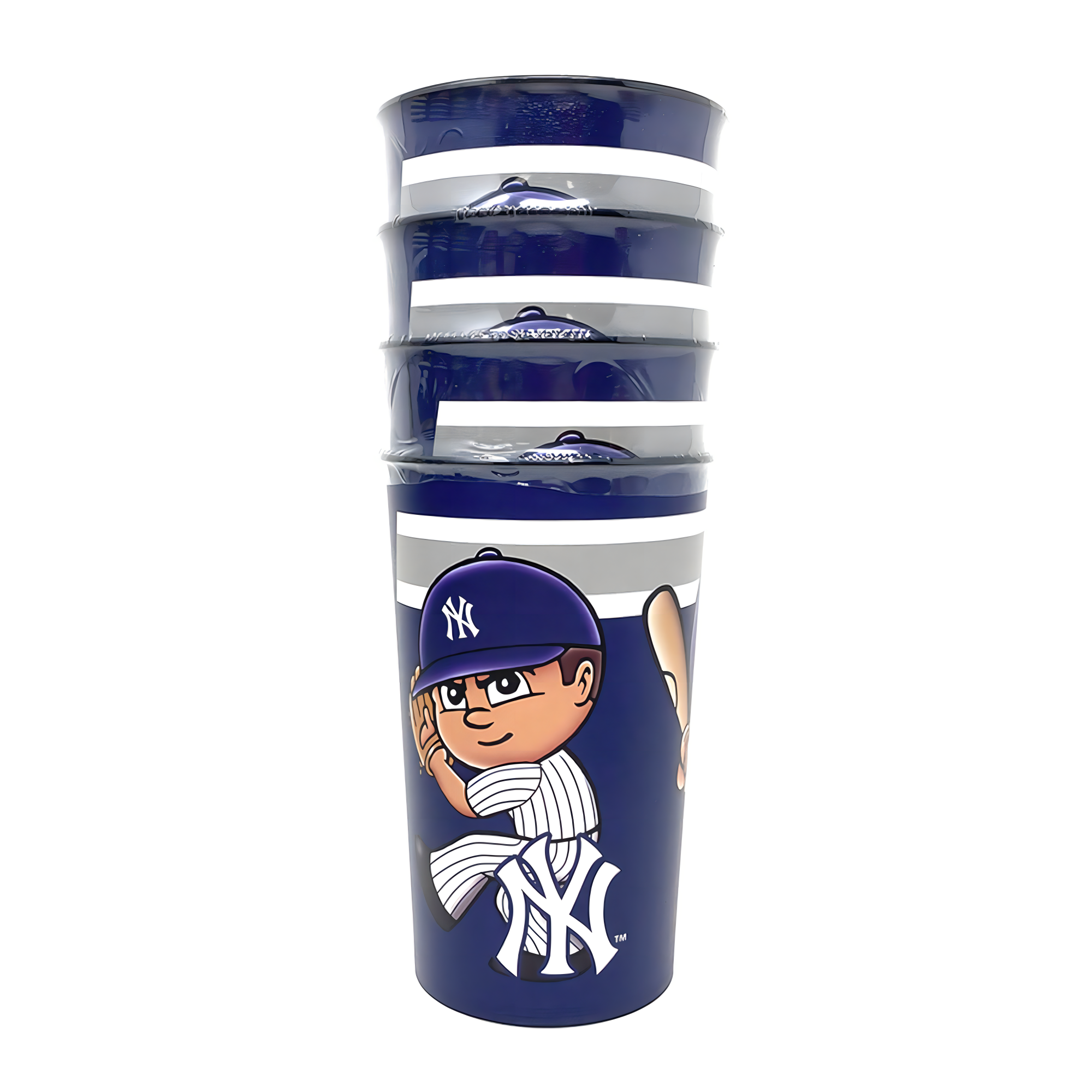 Vaso Party Cup MLB (Set 4 Pzas) Party Animal Yankees