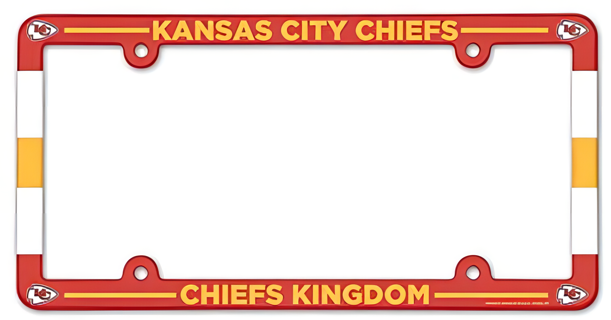 Porta Placa WinCraft Plástico Chiefs