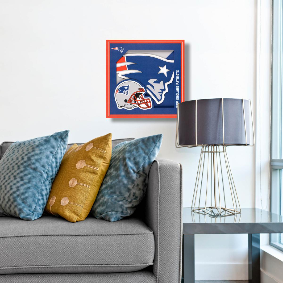 Cuadro NFL You The Fan 3D Logo Patriots