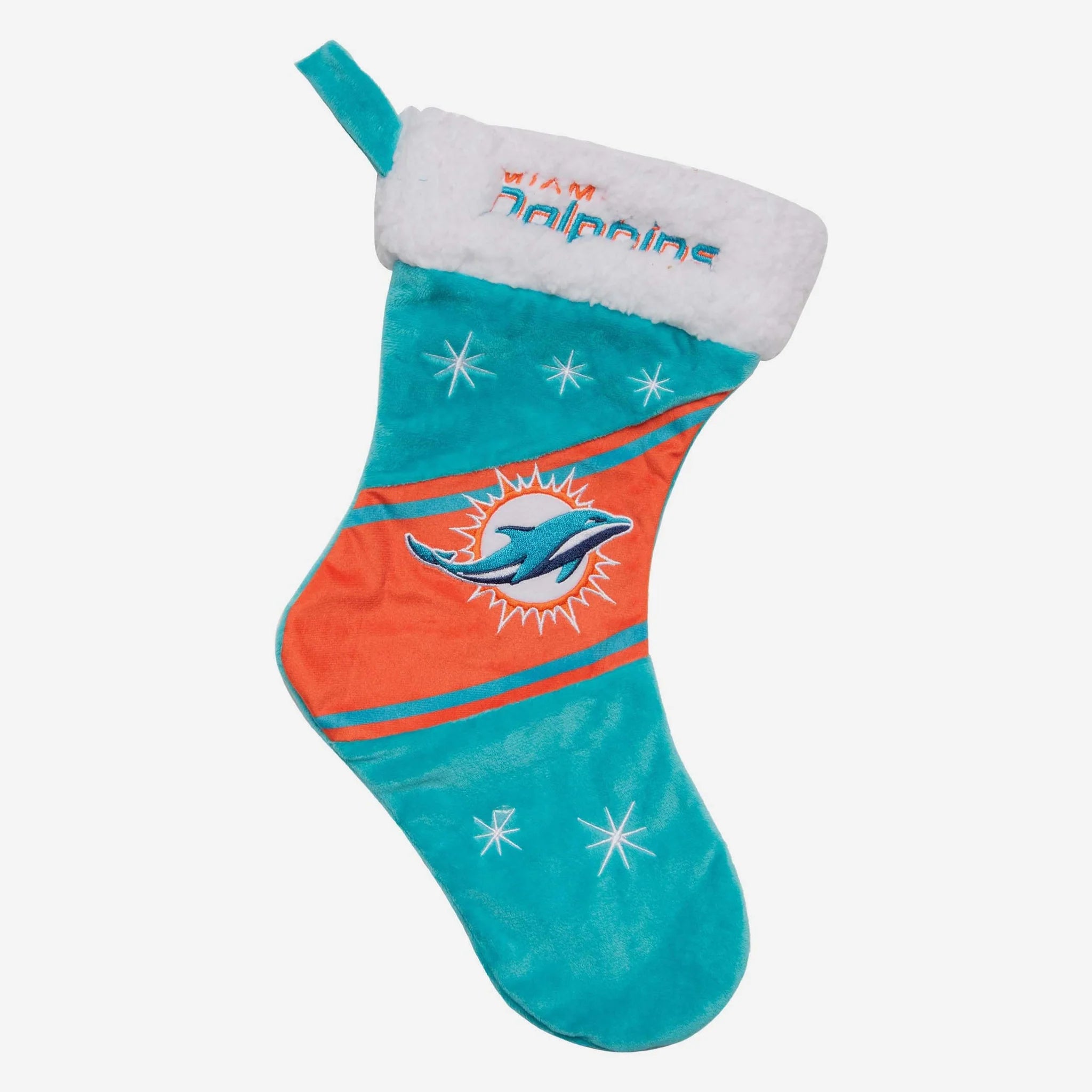 Bota Decorativa de Navidad de Fútbol Americano NFL Dolphins