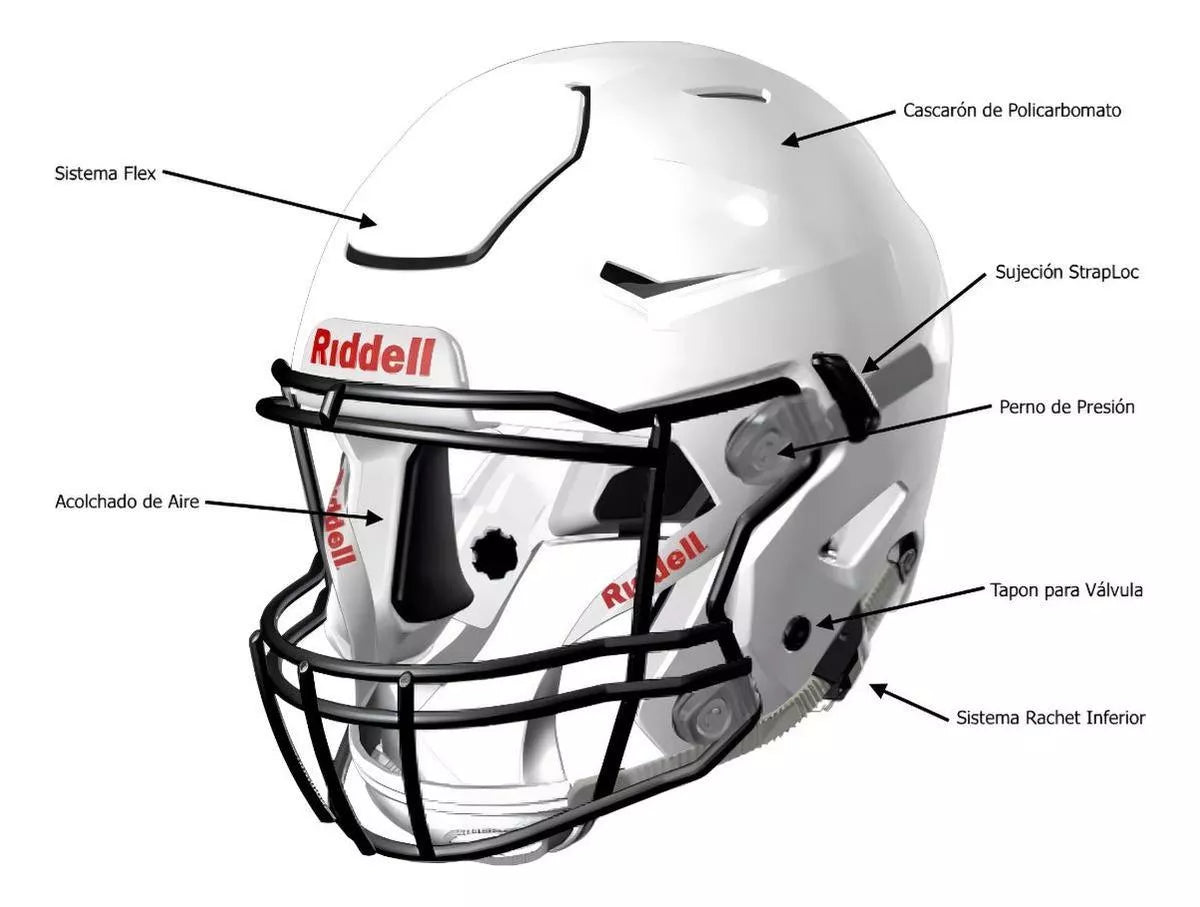 Casco Riddell SpeedFlex Adulto Blanco