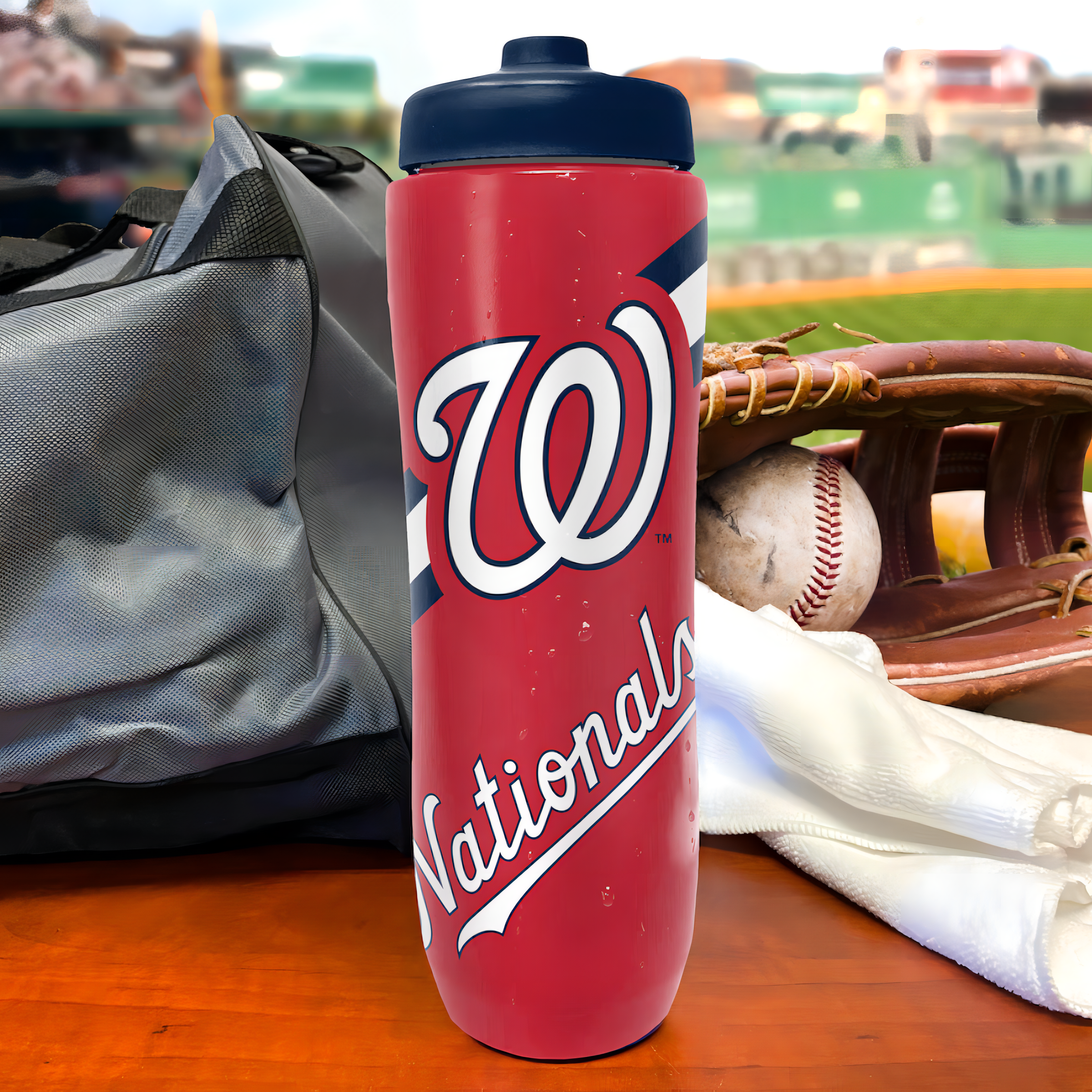 Botella Squeezy Water Bottle MLB Nationals
