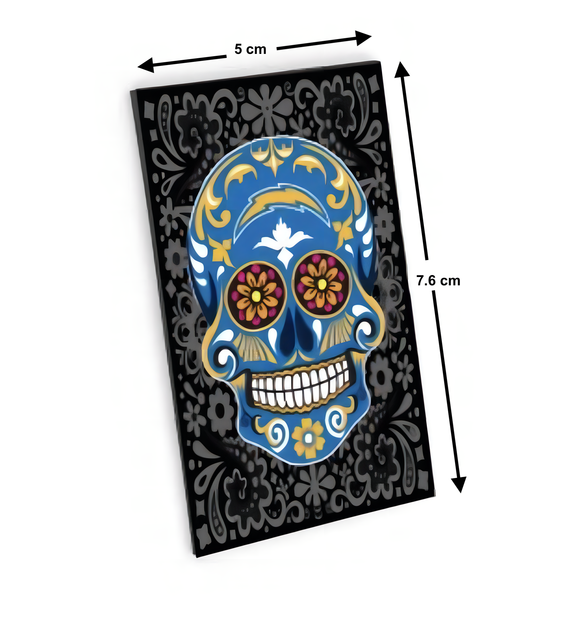 Imán Aminco Sugar Skull Pattern Chargers
