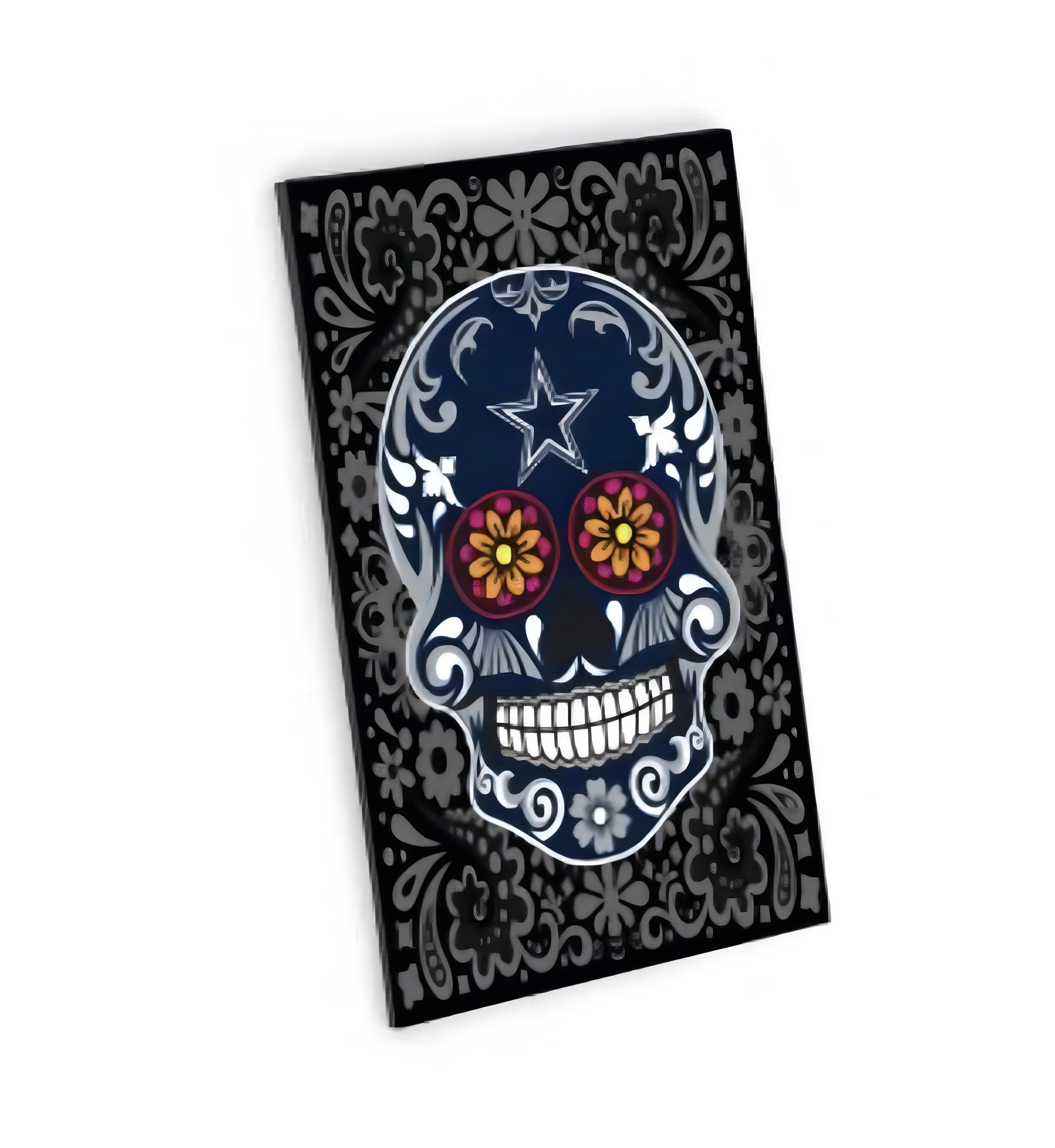 Imán Aminco Sugar Skull Pattern Cowboys