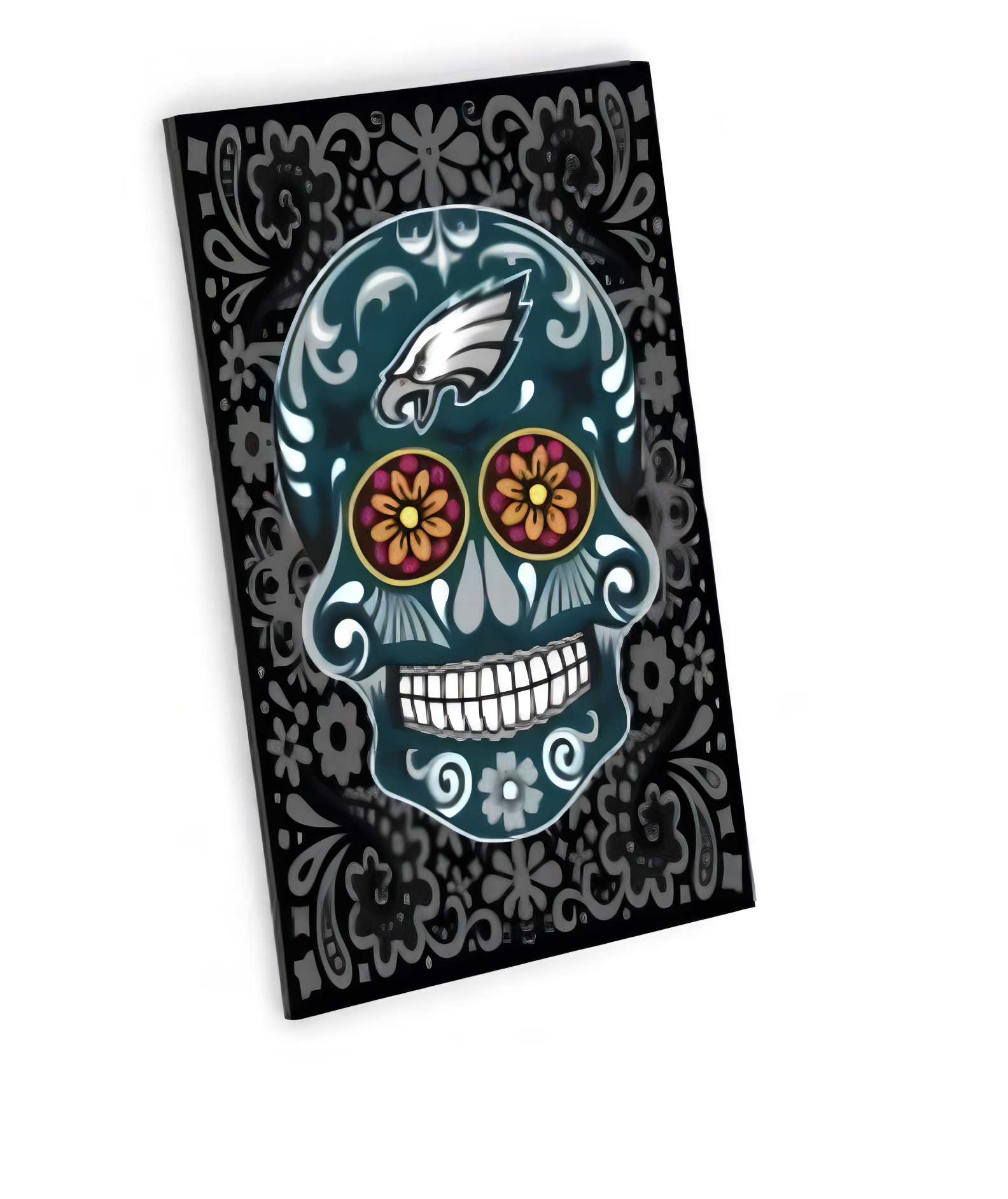Imán Aminco Sugar Skull Pattern Eagles