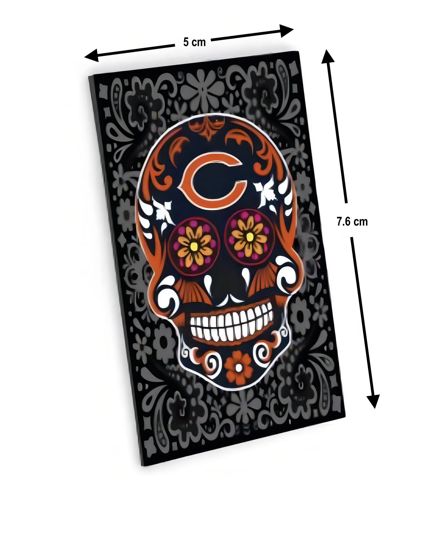 Imán Aminco Sugar Skull Pattern Bears