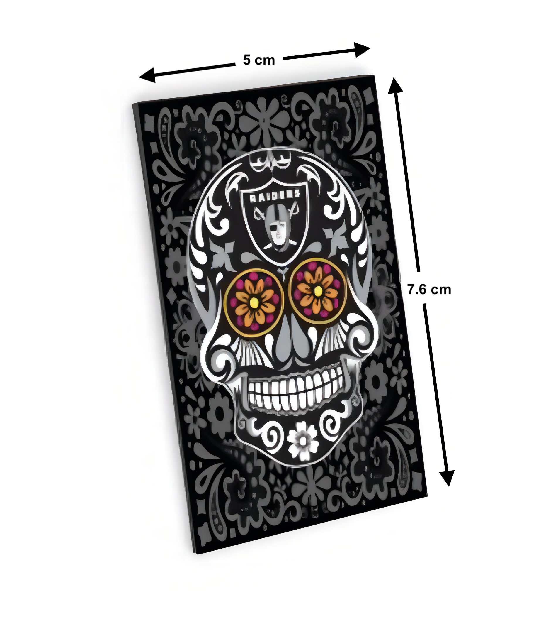 Imán Aminco Sugar Skull Pattern Raiders