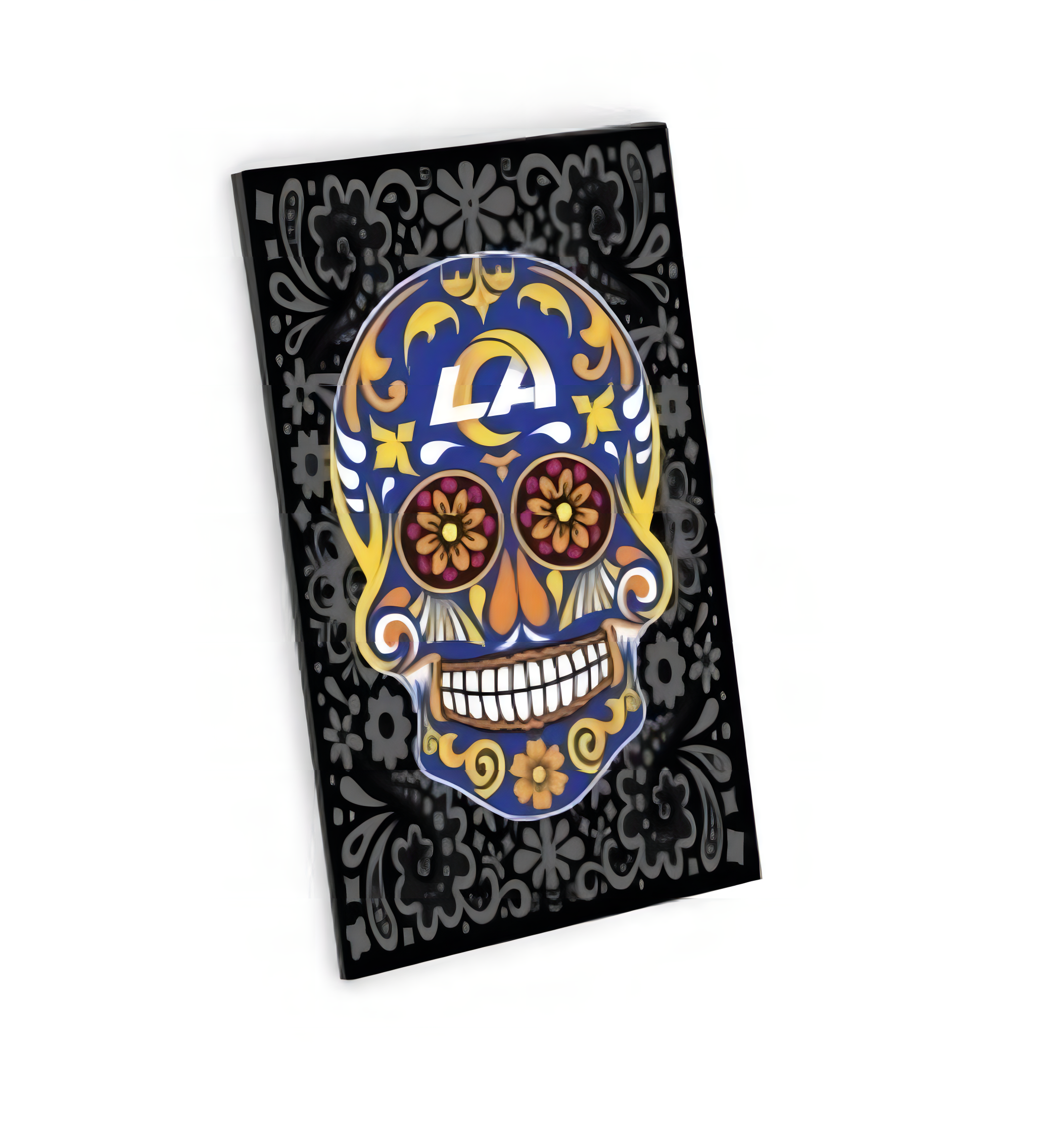 Imán Aminco Sugar Skull Pattern Rams