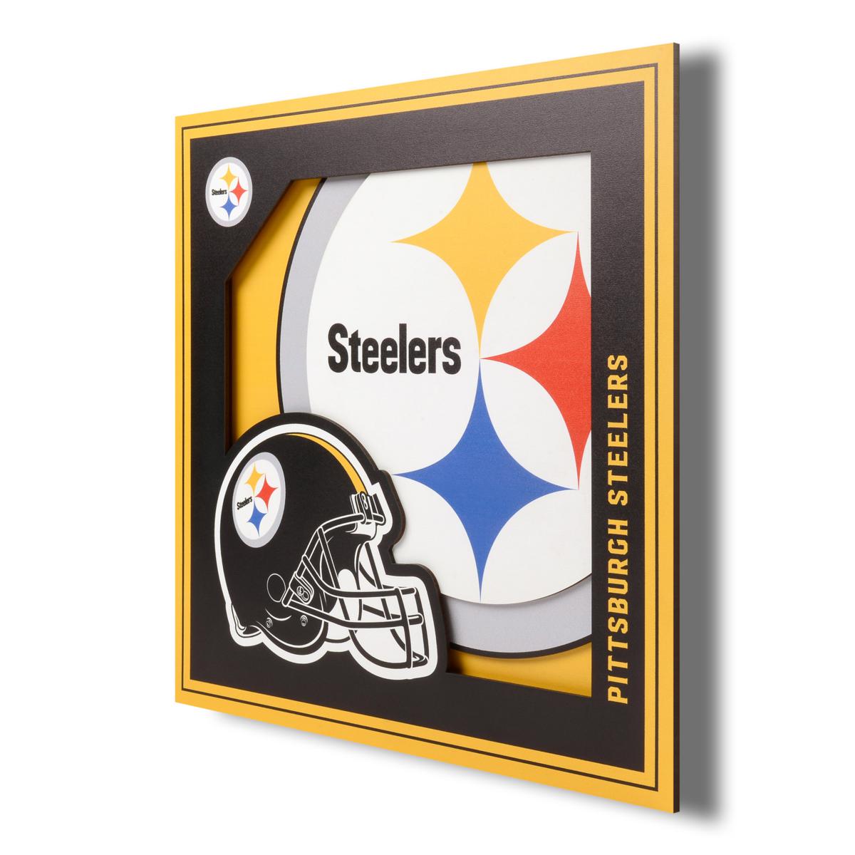 Cuadro NFL You The Fan 3D Logo Steelers
