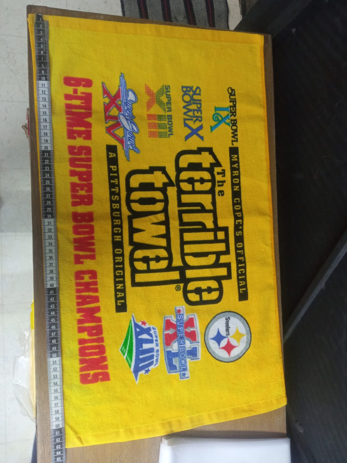 The Terrible Towel 6X Champs Steelers