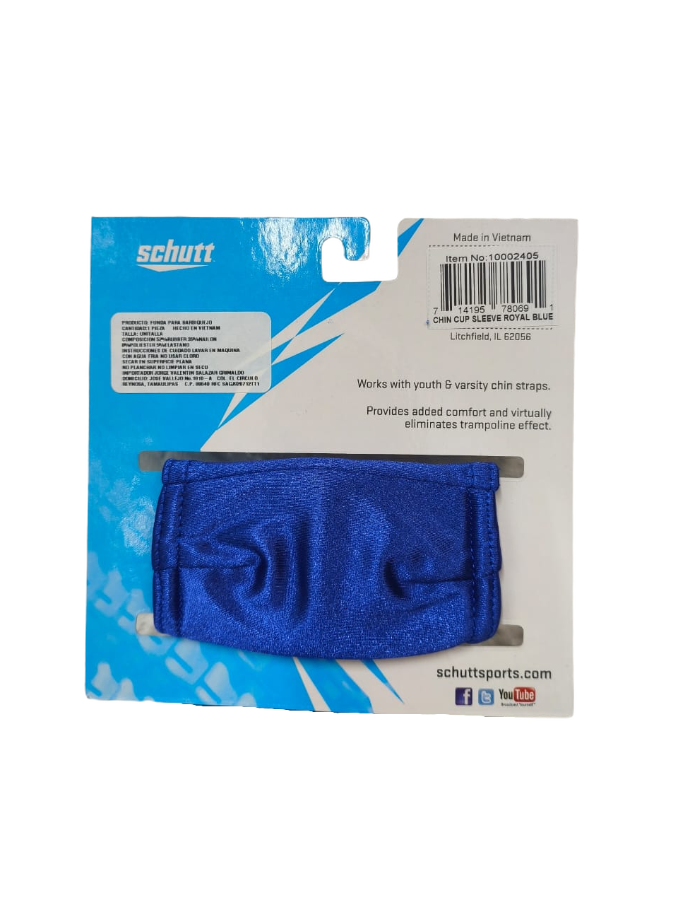 Cubre Barbiquejo Schutt Fútbol Americano