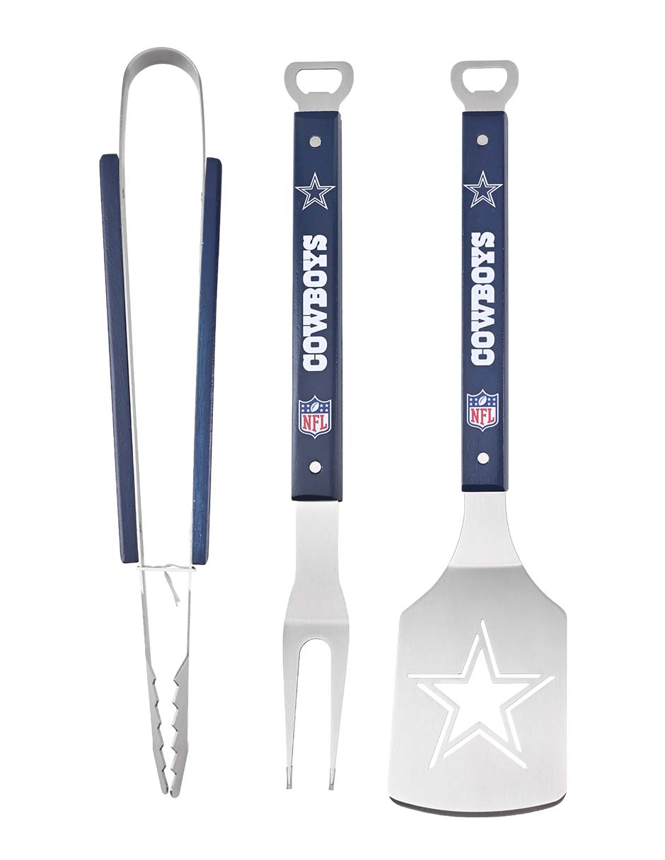 Bbq Parrillada Carne Asada Set 3 Pzs NFL Dallas Cowboys