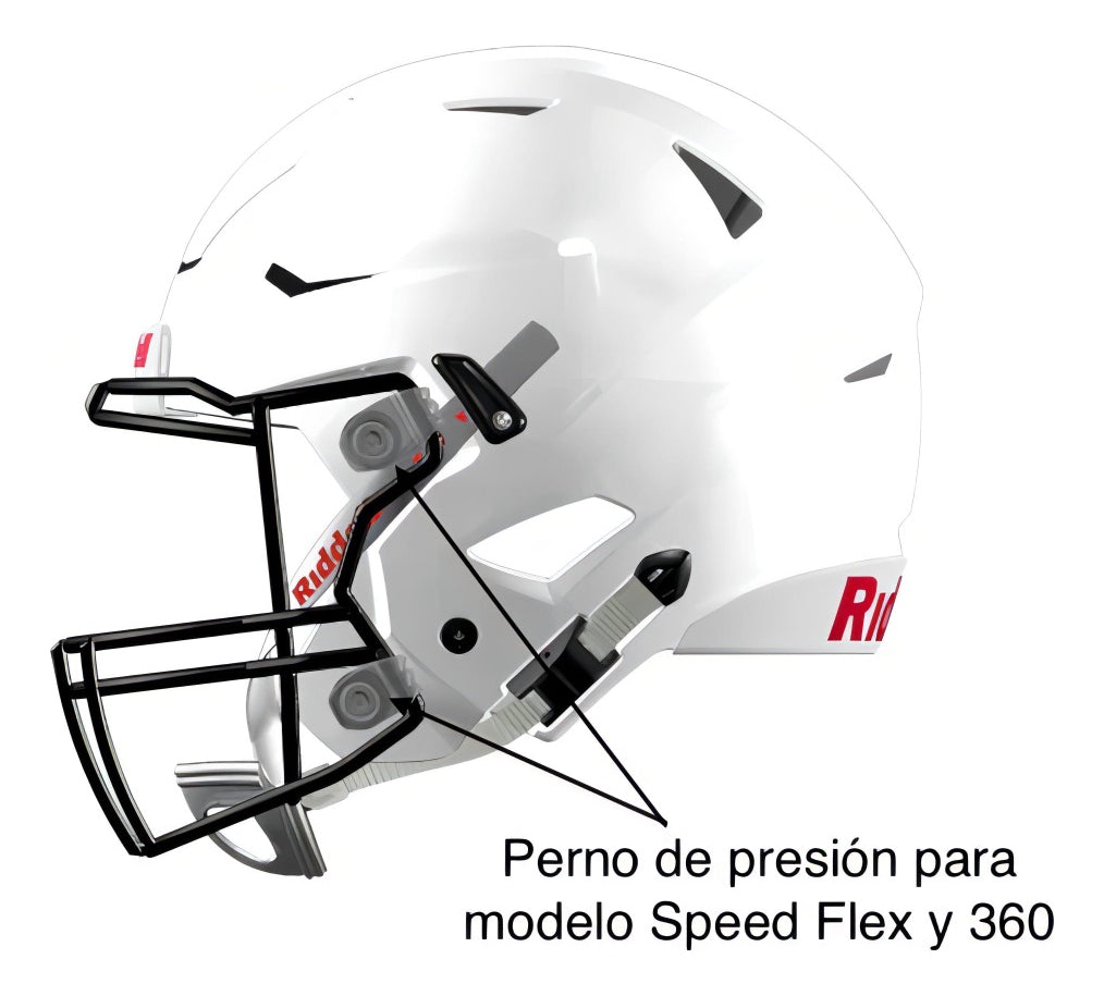 Perno De Presión Para Casco De Football Speed Flex (Perno o Base)