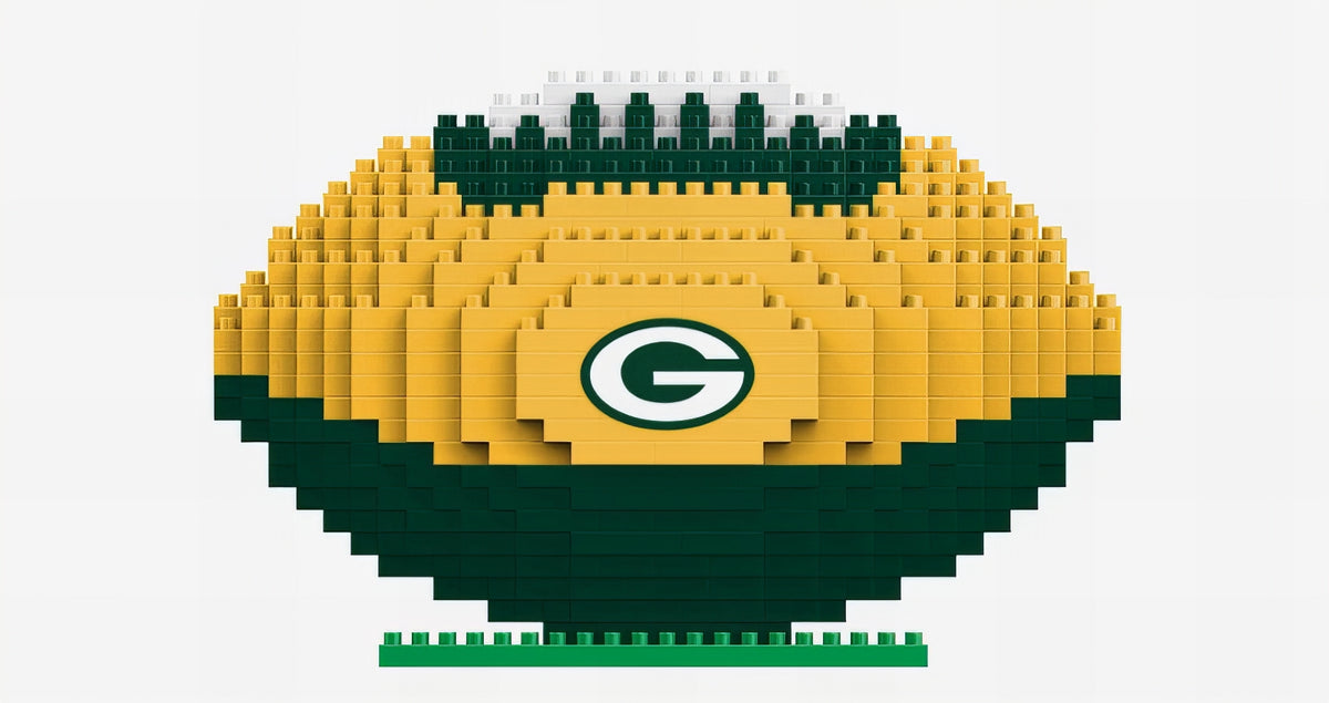 Mini Balón 3D Set Bloques De Construcción 728pzs NFL Packers