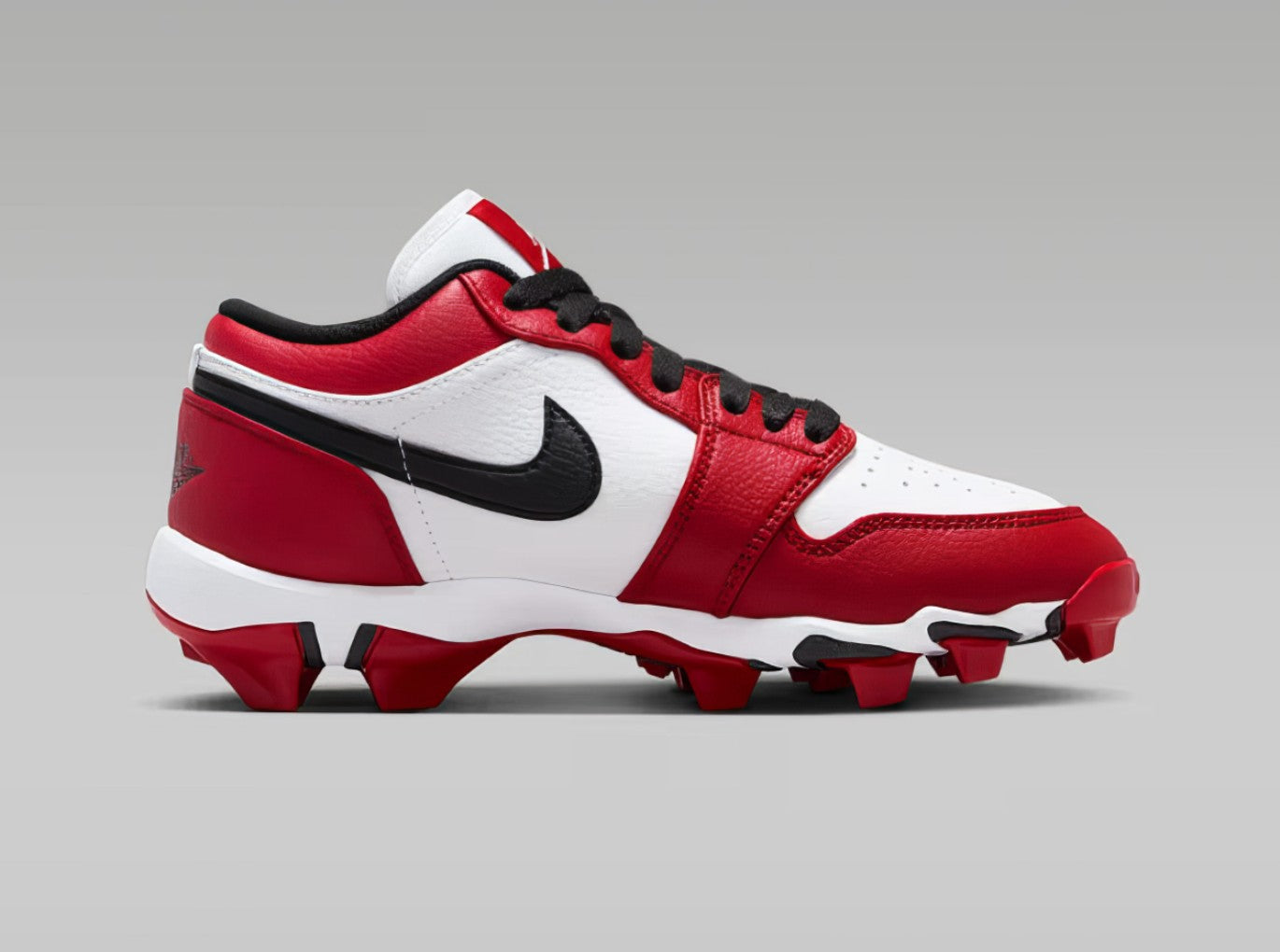 Zapato Cleats Nike Jordan 1 Low 25 Youth Blanco/Rojo