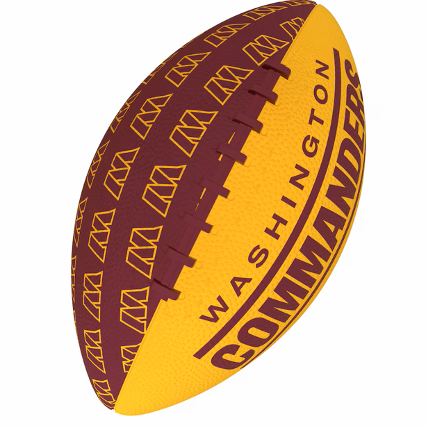 Balón Rubber Mini Size Logo NFL Commanders