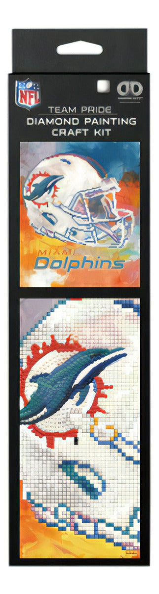 Set De Artesania Diamond Painting Nfl Miami Dolphins